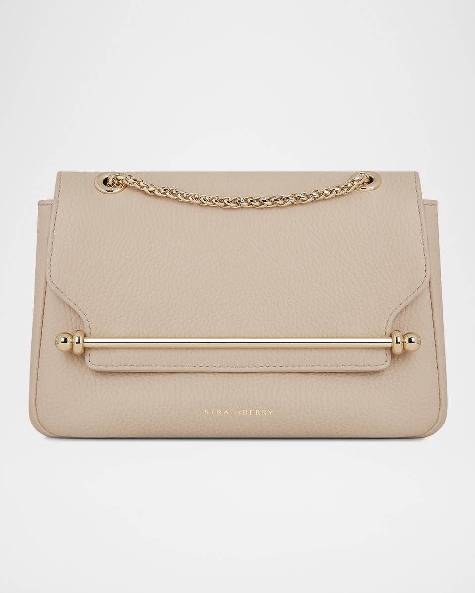 Mini East-Wester Leather Crossbody Bag